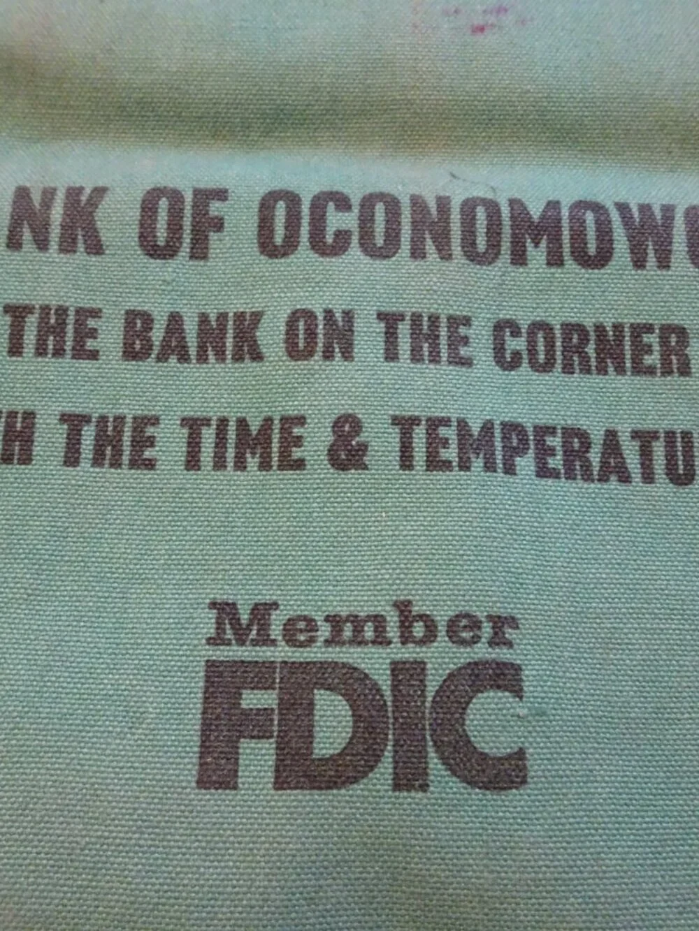 N/A bank bag